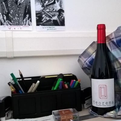 Wine 'Teorema' received as a gift from a student (thanks Edgar!)