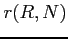 $ r(R,N)$