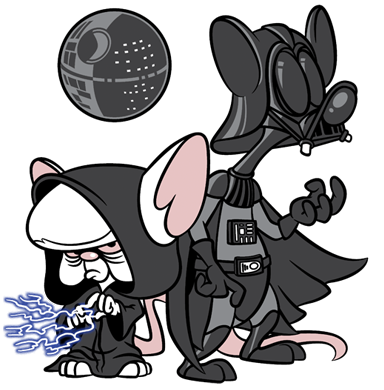 Pink e Cerebro Vader