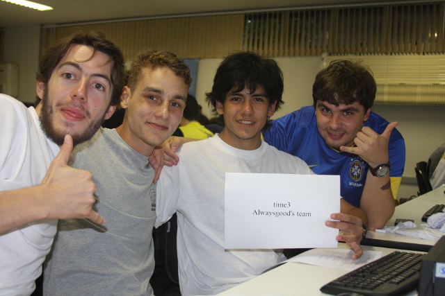 Equipe Alwaysgood's team na final nacional em Fortaleza-CE.