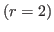 $ (r=2)$