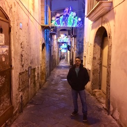 Salerno - Italy - historical street where I lived in 2019