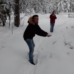 Lahti - Finland: -20C, but we need to play in the snow!
